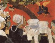 Paul Gauguin Jacob Wrestling with the Angel oil on canvas